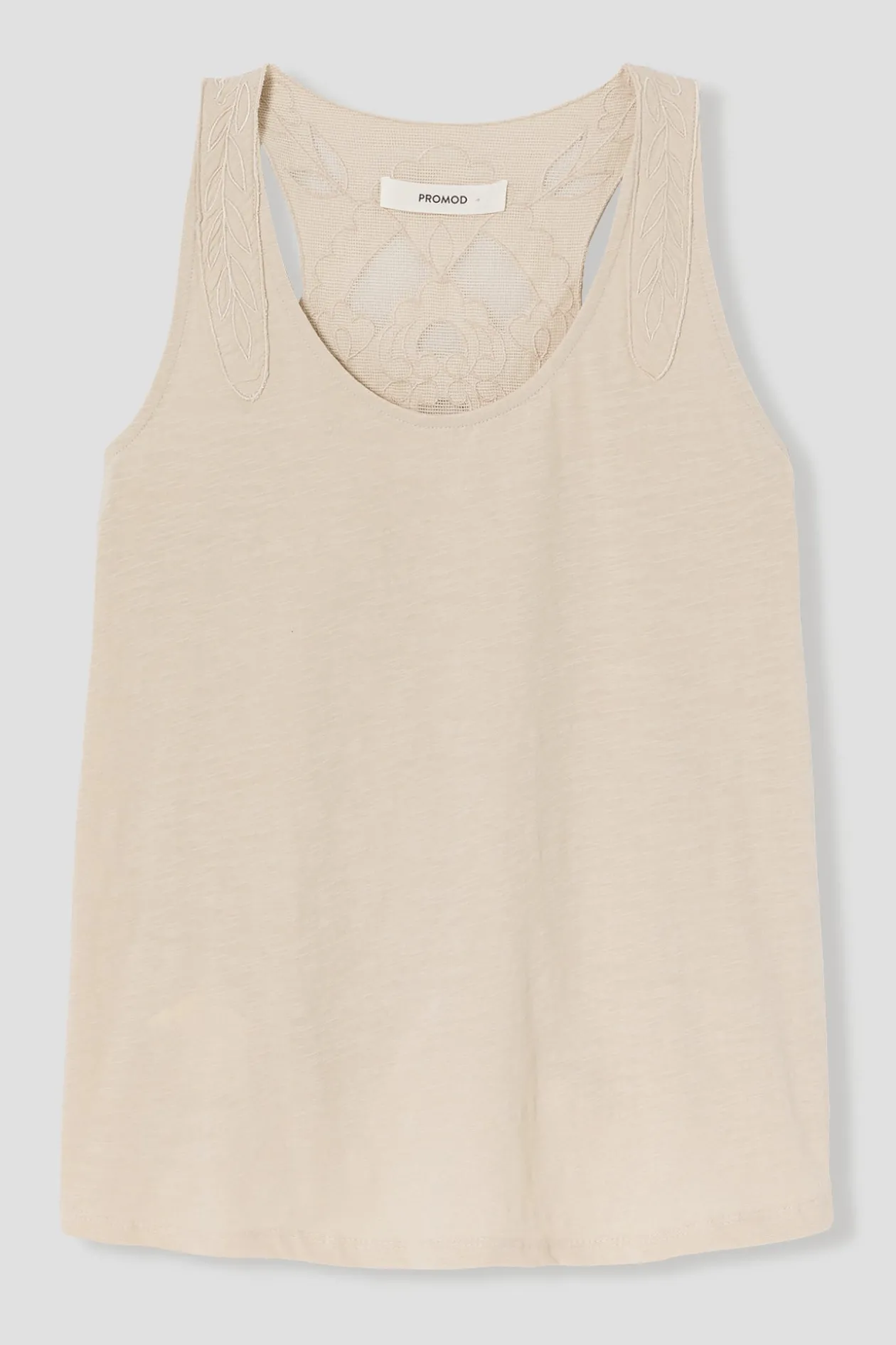 Promod Débardeur brodé dos Femme - Sable Cheap