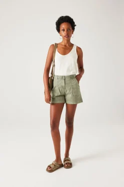 Promod Débardeur dos en crochet Femme - Ecru Outlet