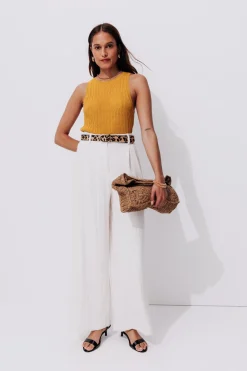 Promod Débardeur en crochet Femme - Ocre Best