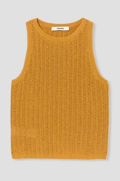 Promod Débardeur en crochet Femme - Ocre Best
