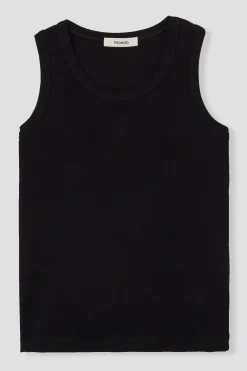 Promod Débardeur marcel côtelé Femme - Noir Shop