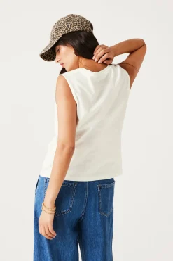 Promod Débardeur motif sunset Femme - Imprimé écru Impriméécru Outlet