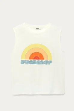 Promod Débardeur motif sunset Femme - Imprimé écru Impriméécru Outlet
