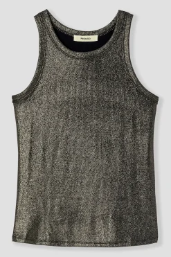 Promod Débardeur pailleté Femme - Gris Outlet