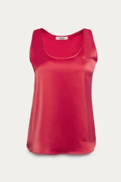 Promod Débardeur satiné uni Femme - Rose Online