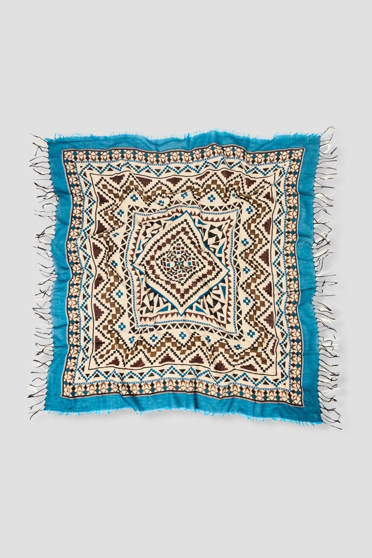 Promod Echarpe folk tissée Femme - Imprimé écru Impriméécru Best Sale