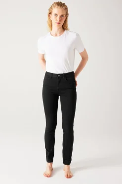 Promod ERNEST jean skinny push up - Noir Discount