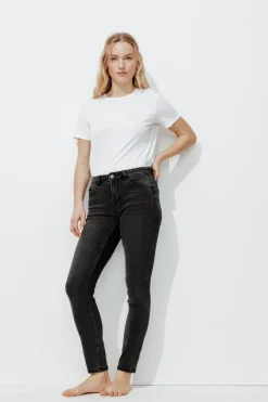 Promod ERNEST jean skinny push up - Jean noir Jeannoir Cheap
