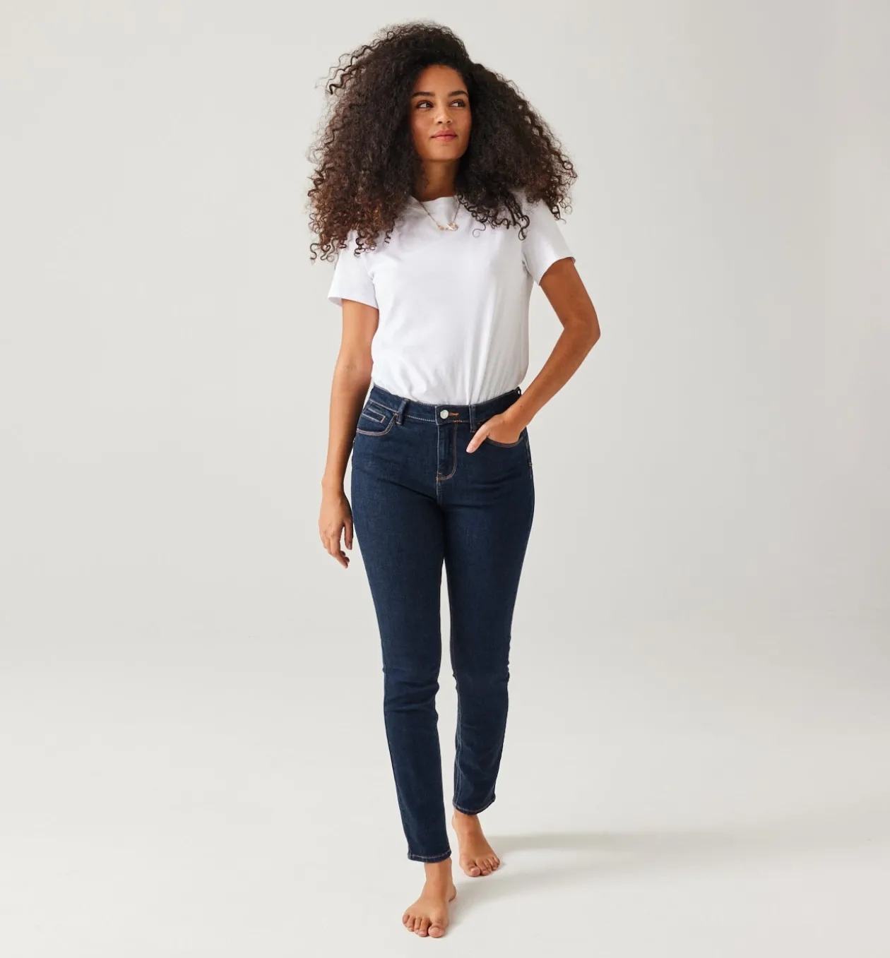Promod ERNEST jean skinny push up - Jean rinse Jeanrinse Sale