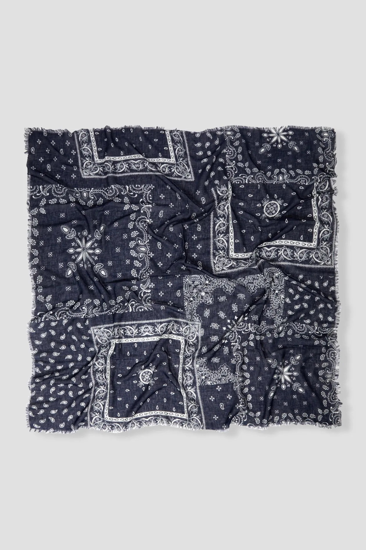 Promod Foulard carré imprimé bandana - Imprimé marine Imprimémarine New