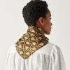 Promod Foulard en soie imprimée - Bronze Outlet