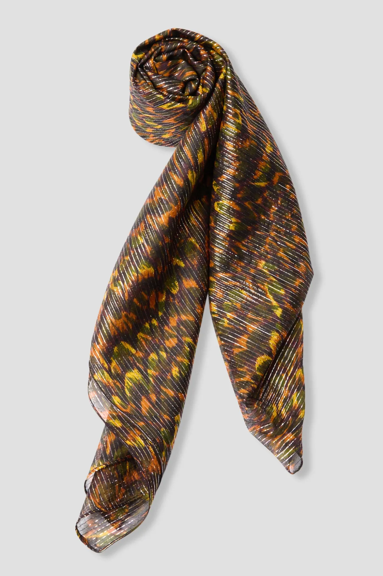 Promod Foulard imprimé irisé Femme - Imprimé kaki Imprimékaki Discount