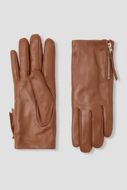 Promod Gants en cuir Femme - Camel Sale