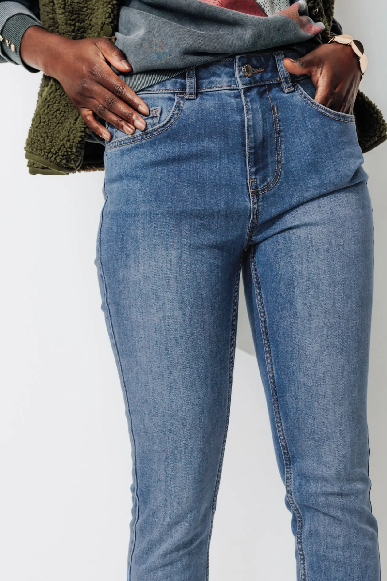 Promod GASPARD jean skinny Femme - Jean moyen Jeanmoyen Outlet