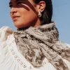 Promod Grand foulard carré imprimé - Imprimé kaki Imprimékaki Sale