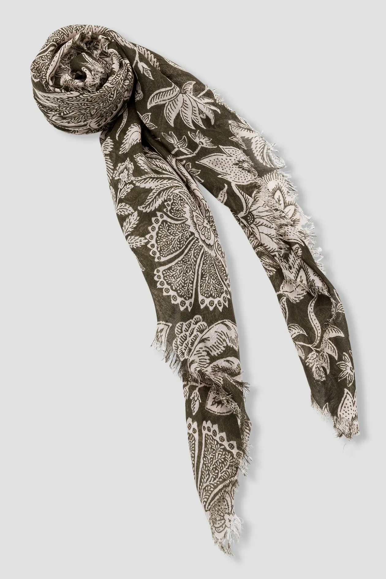 Promod Grand foulard carré imprimé - Imprimé kaki Imprimékaki Sale
