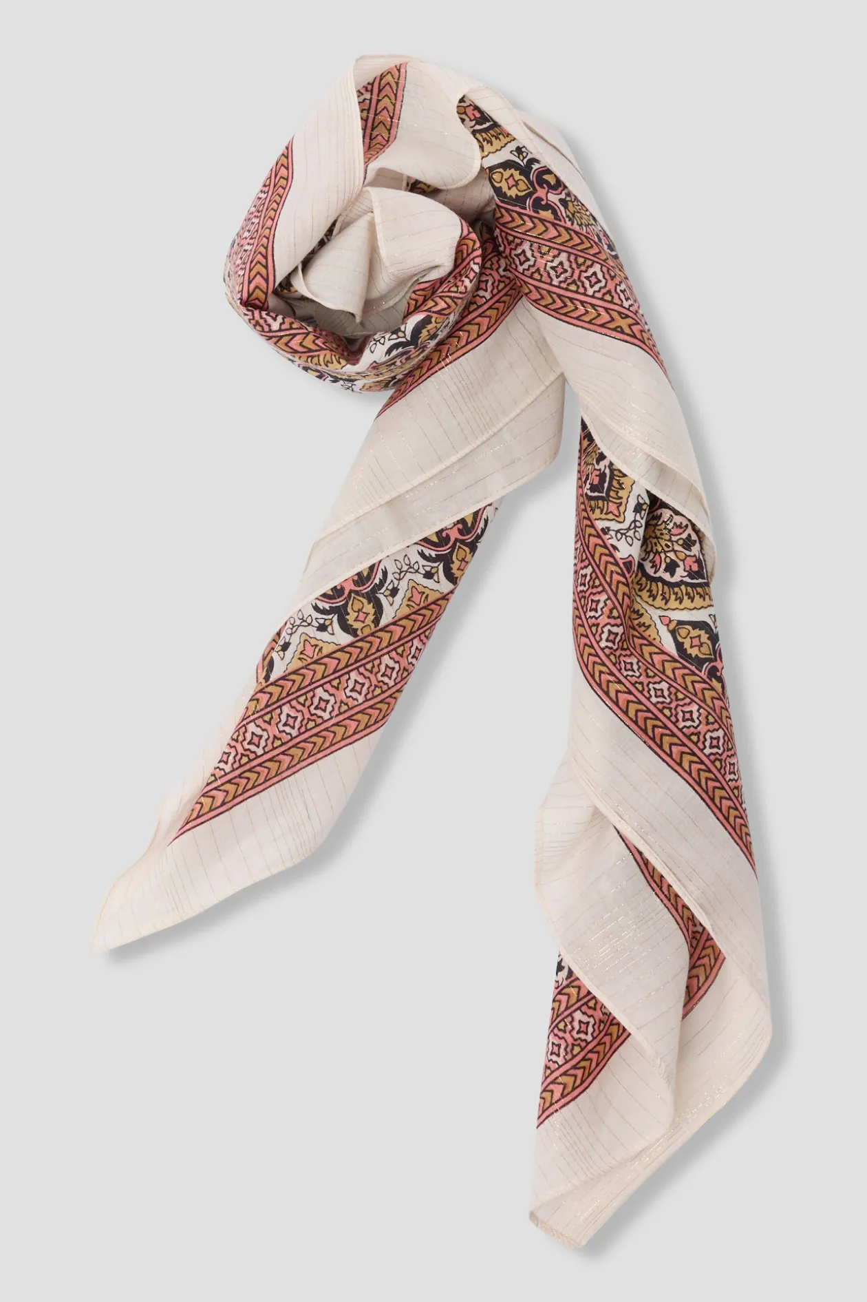 Promod Grand foulard carré imprimé - Imprimé ocre Impriméocre New