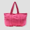 Promod Grand sac zippé en éponge - Rose fuchsia Rosefuchsia Outlet