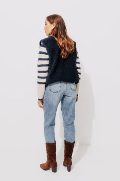 Promod Jean à strass Femme - Jean clair Jeanclair Discount