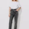 Promod Jean droit taille haute Femme - Noir Hot