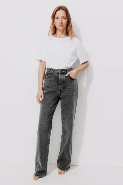 Promod Jean droit taille haute Femme - Noir Hot