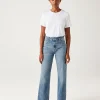 Promod Jean droit taille haute Femme - Jean clair Jeanclair Sale