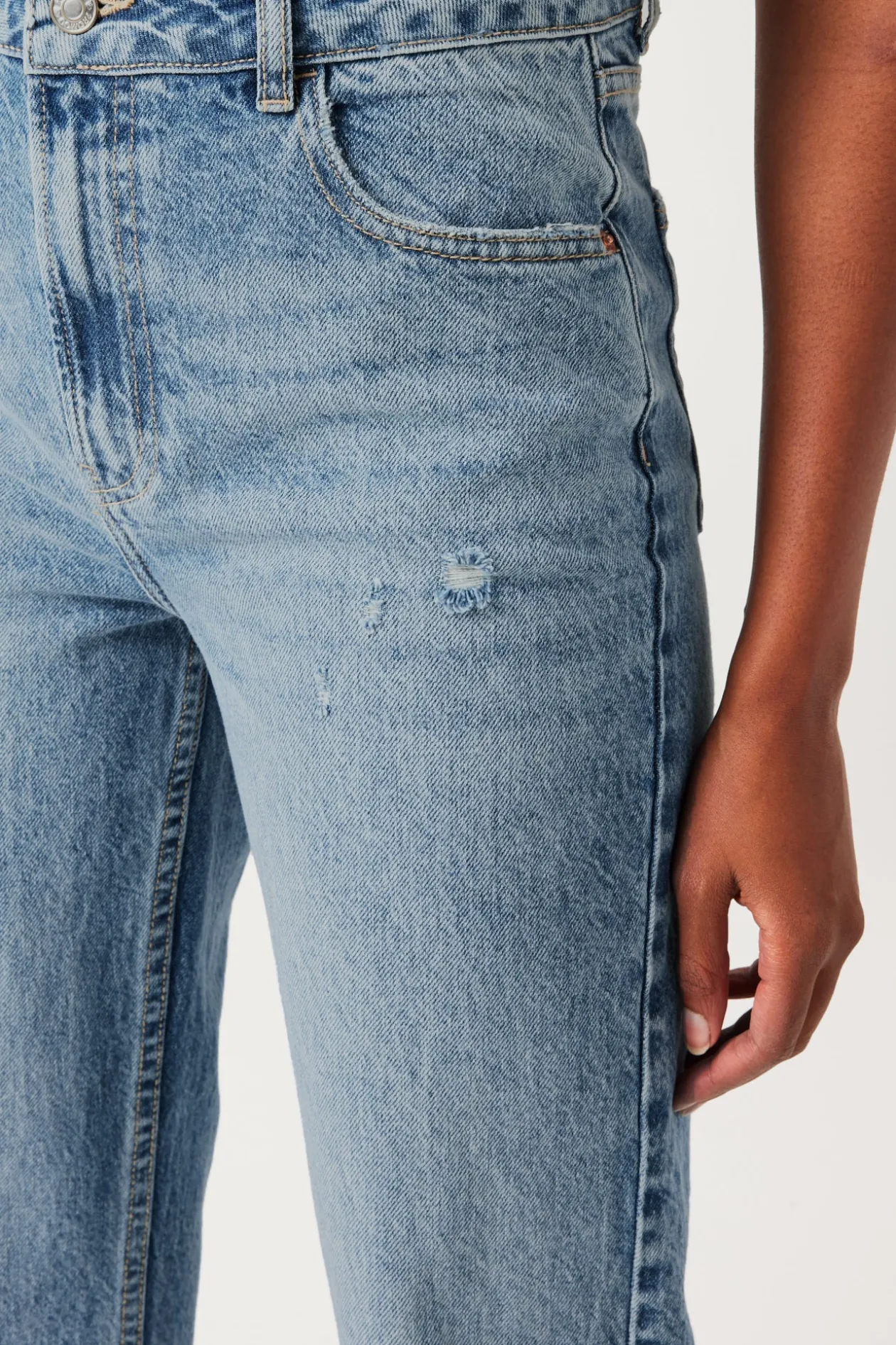 Promod Jean droit taille haute Femme - Jean clair Jeanclair New