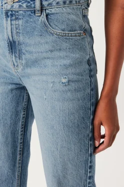 Promod Jean droit taille haute Femme - Jean clair Jeanclair Sale