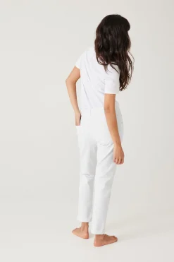 Promod Jean girlfriend LUCIEN - Blanc Fashion