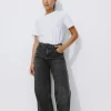 Promod Jean large taille haute Femme - Noir Online