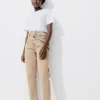 Promod Jean mom taille haute MARCEL - Rose Pâle RosePâle Best