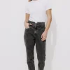 Promod Jean mom taille haute MARCEL - Jeans gris Jeansgris Fashion