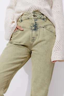 Promod Jean mom taille haute MARCEL - Sable Hot
