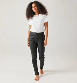 Promod Jean skinny enduit GASPARD - Noir New