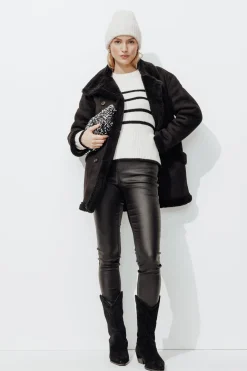 Promod Jean skinny enduit GASPARD - Noir Fashion