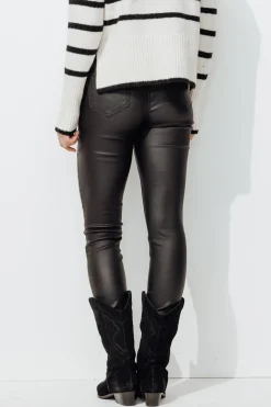 Promod Jean skinny enduit GASPARD - Noir Fashion
