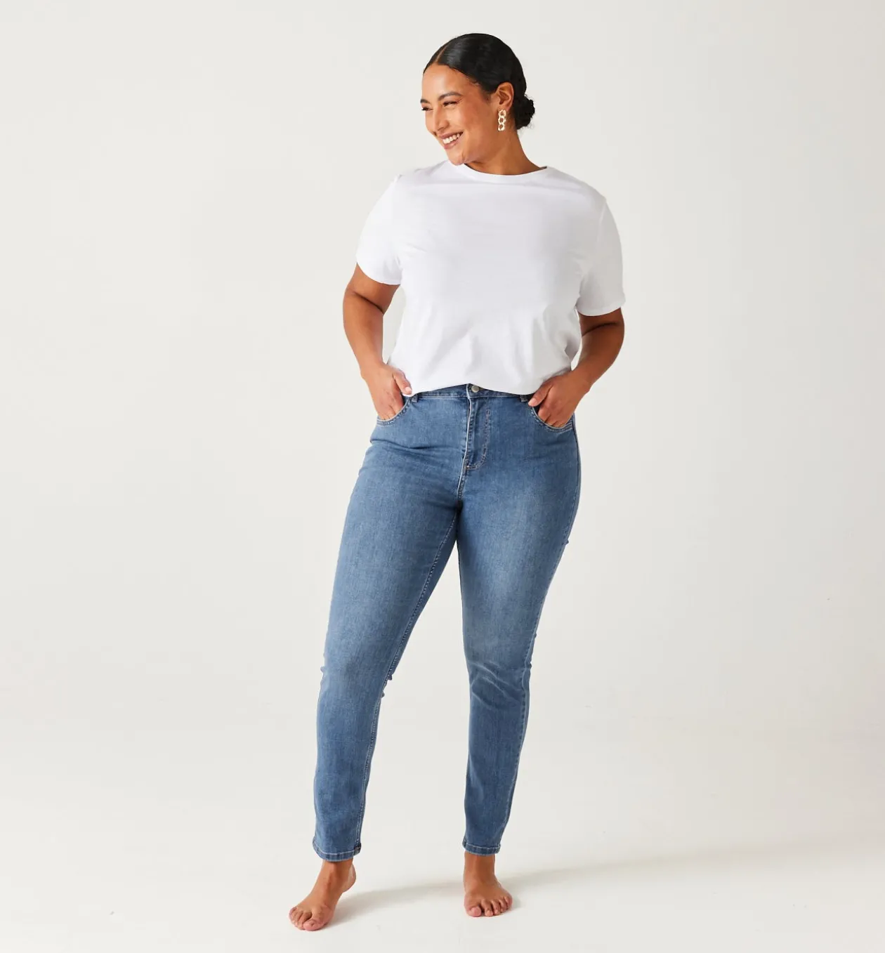 Promod Jean skinny femme GASPARD - Jean moyen Jeanmoyen Cheap