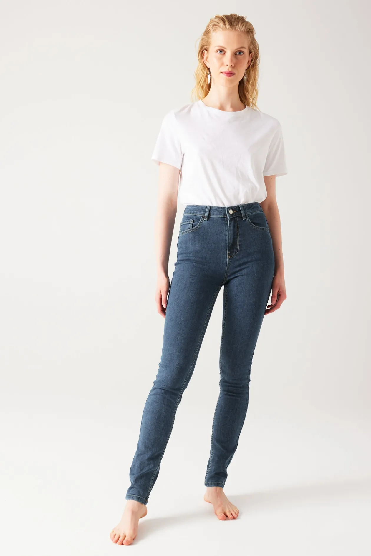 Promod Jean skinny Femme GASPARD - Jean brut Jeanbrut New