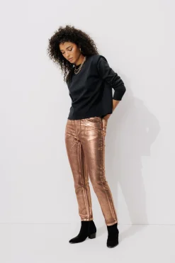 Promod Jean slim couleur cuivrée - Cuivre Store