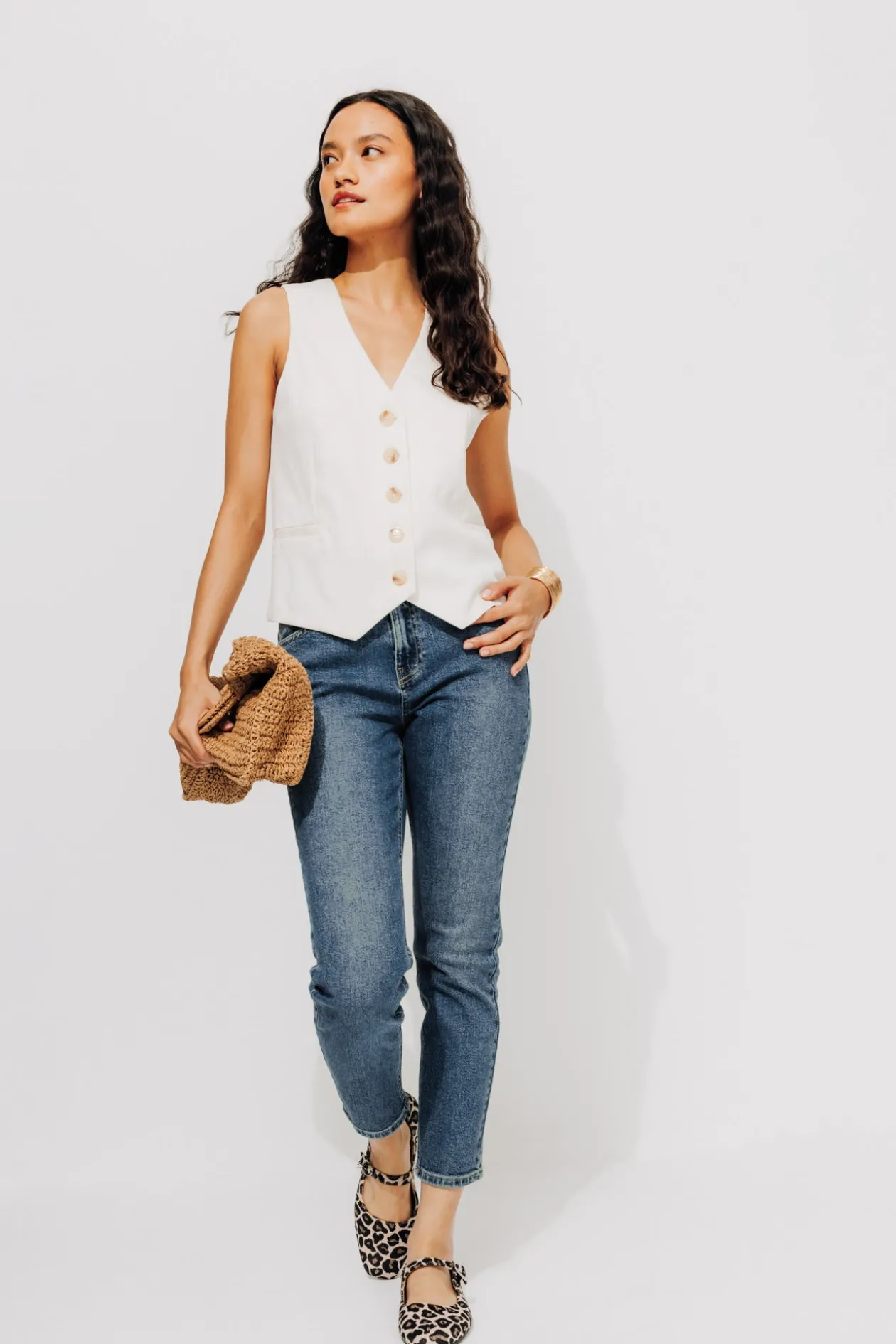 Promod Jean slim cropped Femme GASTON - Jean moyen Jeanmoyen Cheap