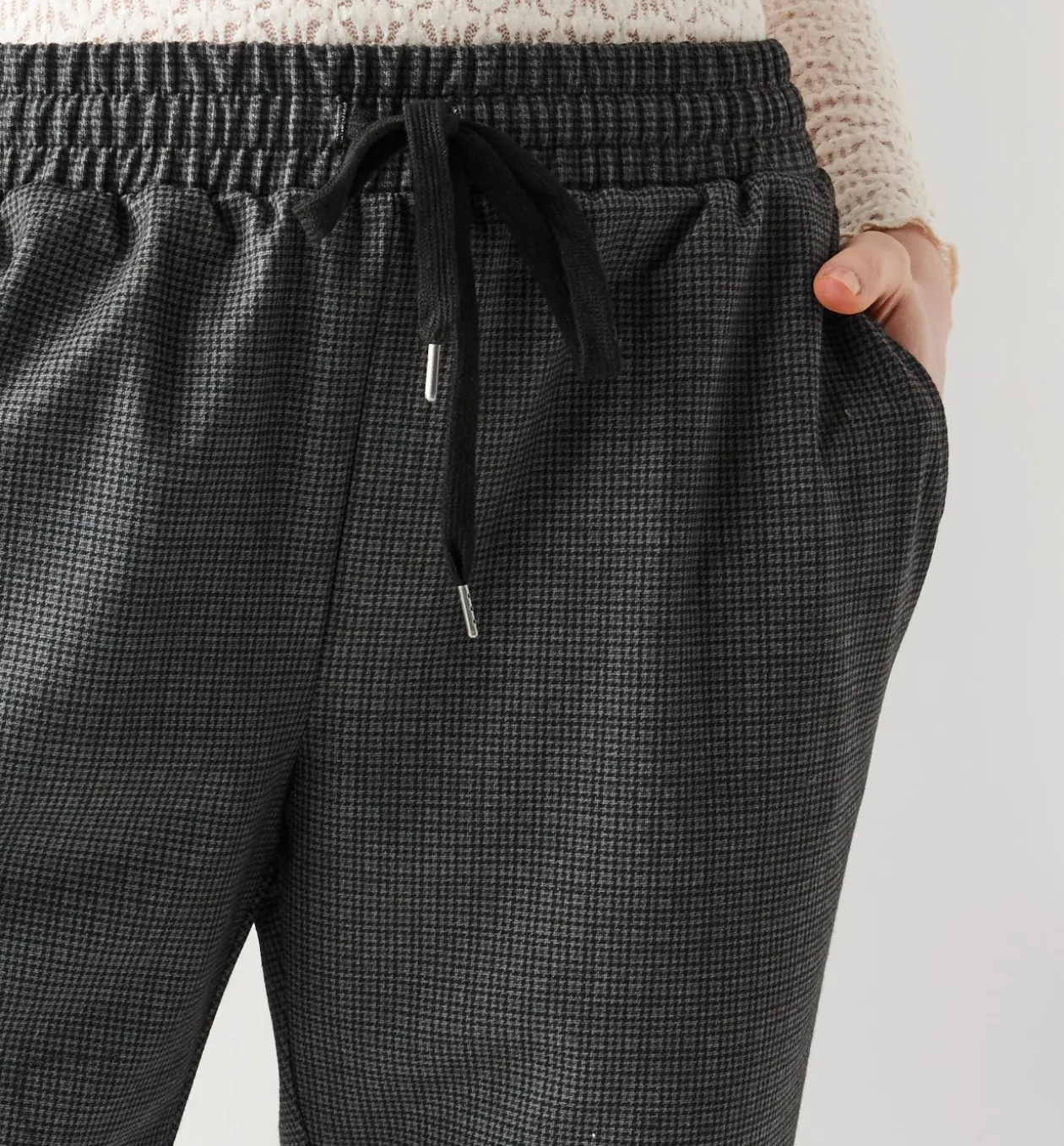 Promod Jogpant à carreaux Femme - Imprimé noir Impriménoir Flash Sale