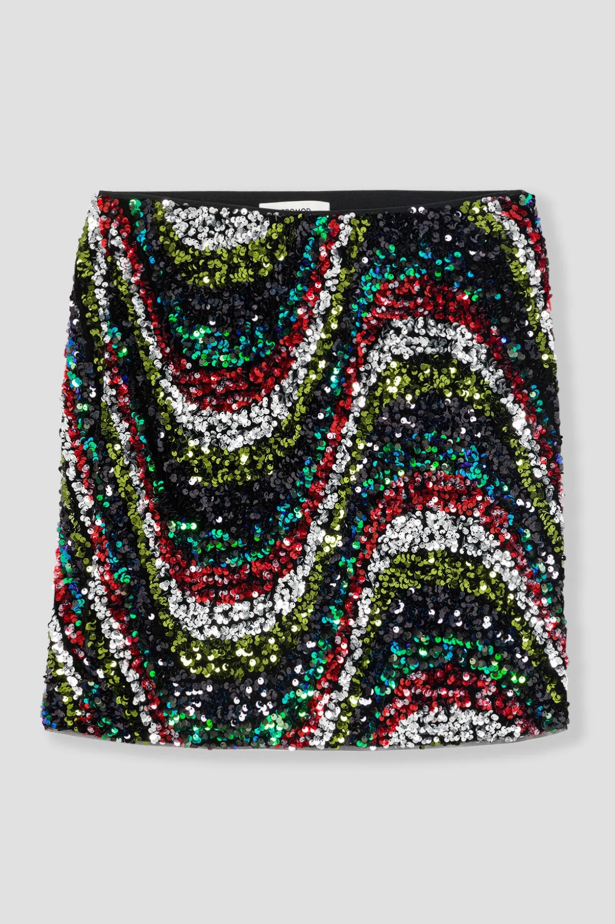 Promod Jupe courte à paillettes Femme - Imprimé multicolore Imprimémulticolore Shop