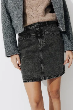 Promod Jupe courte en jean Femme - Jeans gris Jeansgris Best
