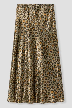 Promod Jupe en satin léopard Femme - Imprimé multicolore Imprimémulticolore Online