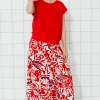 Promod Jupe longue imprimée Femme - Imprimé écru Impriméécru Store