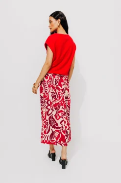 Promod Jupe longue imprimée Femme - Imprimé écru Impriméécru Store
