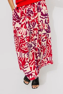 Promod Jupe longue imprimée Femme - Imprimé écru Impriméécru Store