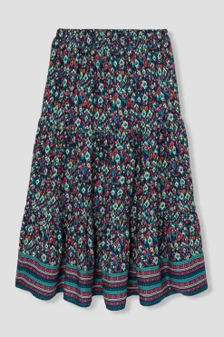 Promod Jupe longue imprimée Femme - Imprimé multicolore Imprimémulticolore Best Sale