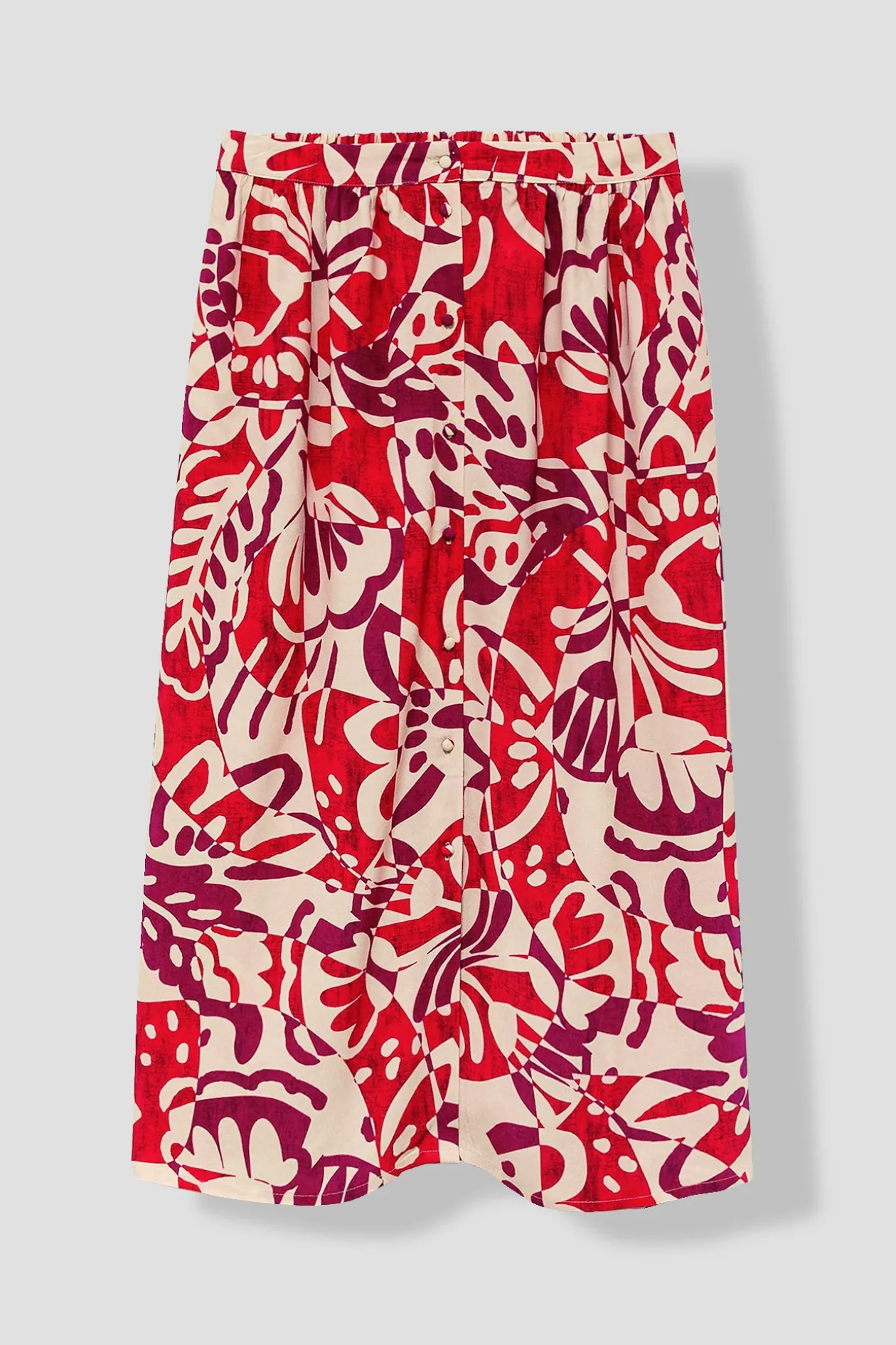 Promod Jupe longue imprimée Femme - Imprimé écru Impriméécru Store