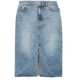 Promod Jupe midi en jean Femme - Jean moyen Jeanmoyen Fashion